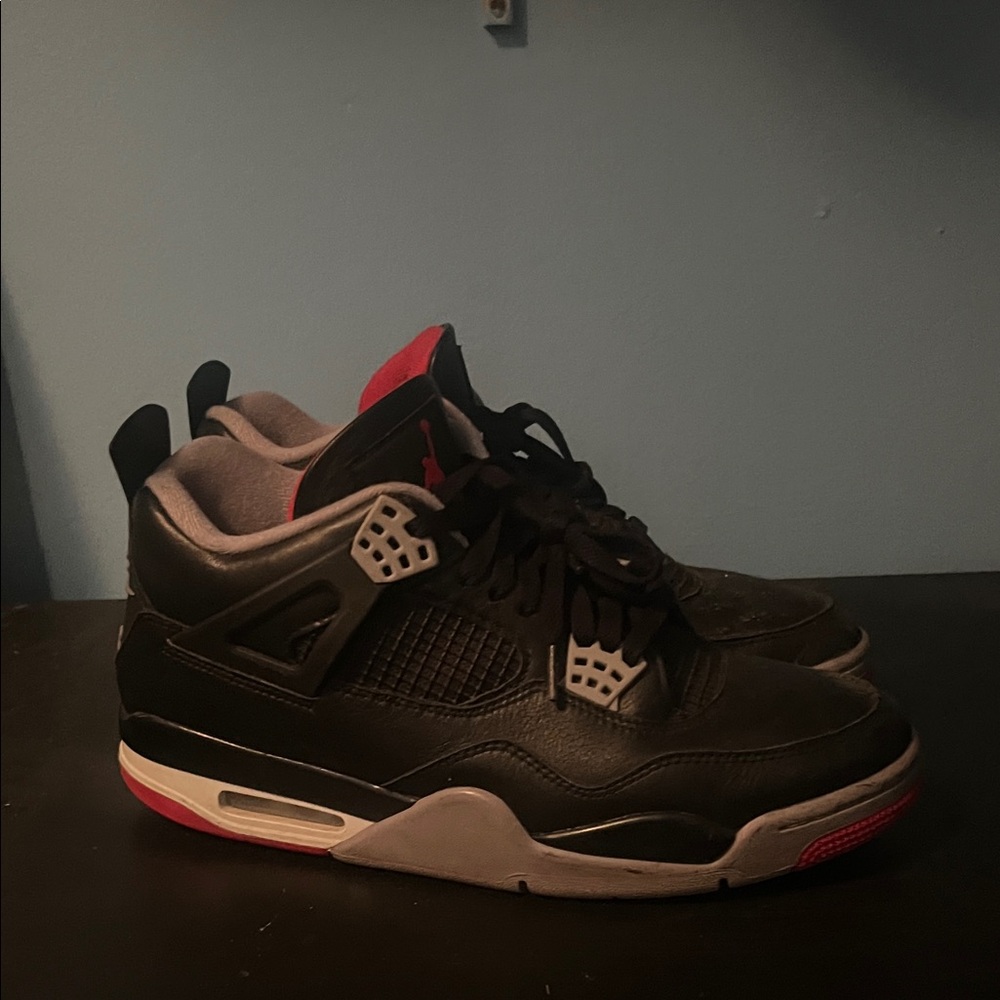 Jordan Black and Red Sneakers